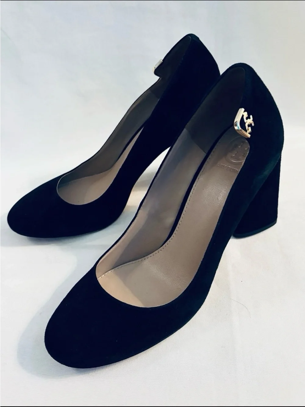 TORY BURCH ELIZABETH Block Heel Pumps